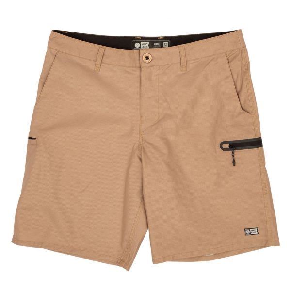 Salty Crew High Seas Perforated Walk Short - Khaki - 32