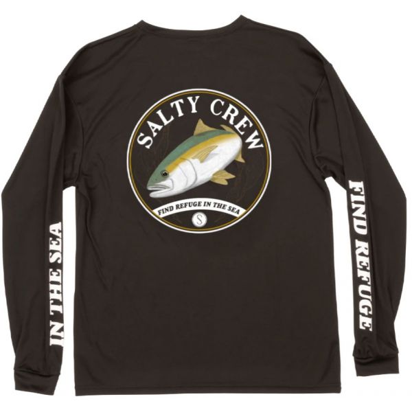 Salty Crew Homeguard Long Sleeve Rashguard - Black - Large