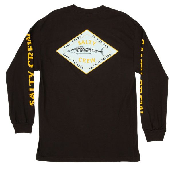 Salty Crew Hotwire Long Sleeve T-Shirt - Black - 2XL