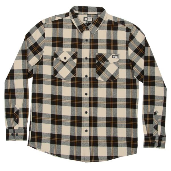 Salty Crew Inshore Flannel Shirt - Natural - 2X-Large