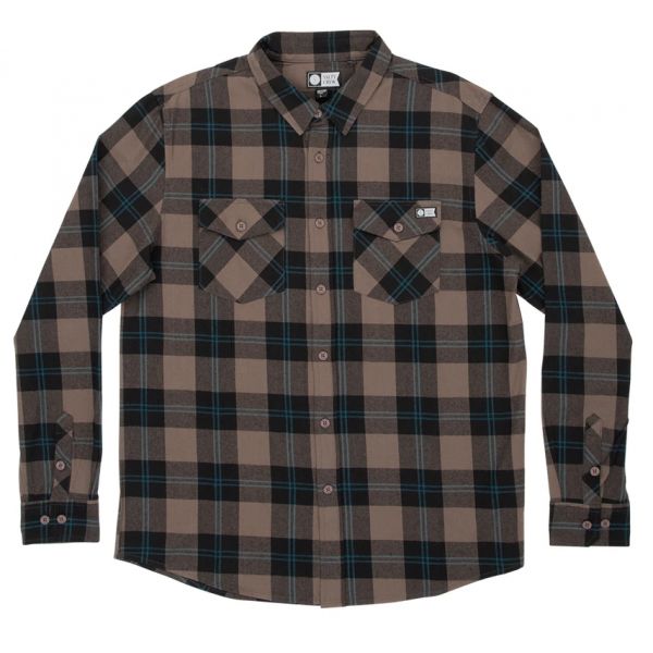 Salty Crew Inshore Flannel Shirt - Tan - Large