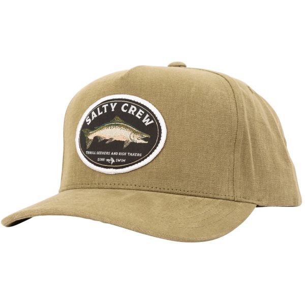 Salty Crew King Sal 5 Panel Hat - Army