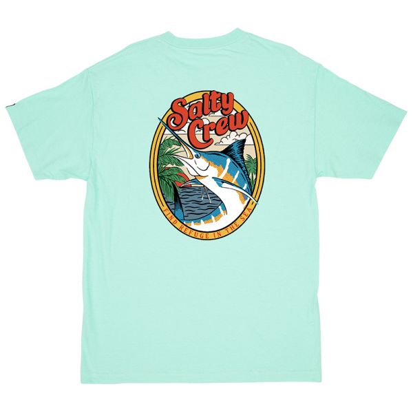 Salty Crew La Playa Short Sleeve T-Shirt - Seafoam - Large