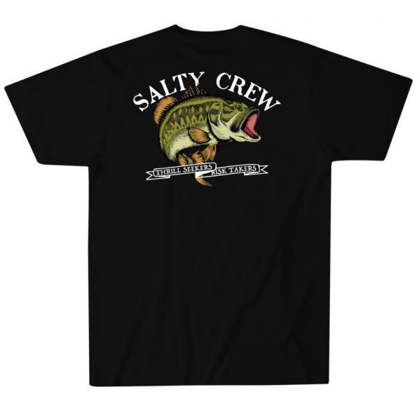 Salty Crew Large Mouth Short Sleeve T-Shirt - Black 2XL