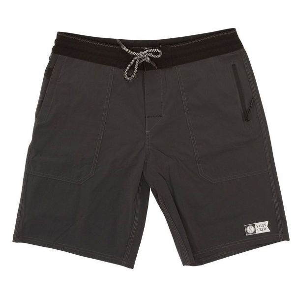 Salty Crew Leeward Utility Short - Charcoal