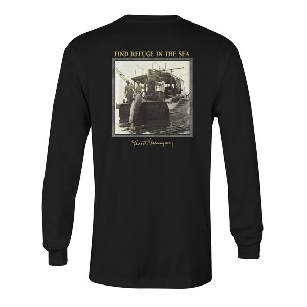 Salty Crew Stern Long  Sleeve T-Shirt Black - 2X-Large