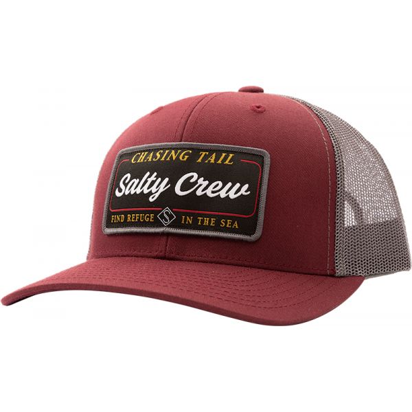 Salty Crew Marina Retro Hat - Burgundy/Grey