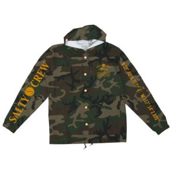 Salty Crew Markets Snap Jacket - Camo - 2XL