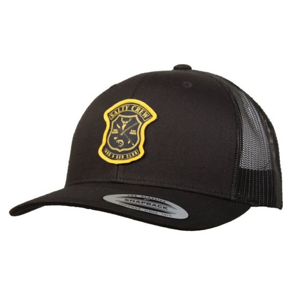 Salty Crew Members Retro Trucker Hat - Black