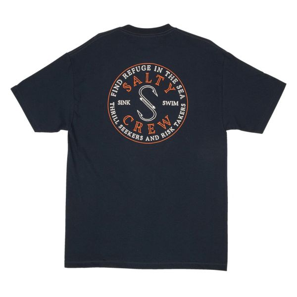 Salty Crew Overhaul Short Sleeve T-Shirt - Navy - 2XL