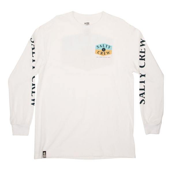 Salty Crew Overhead Long Sleeve T-Shirt - White - 2XL