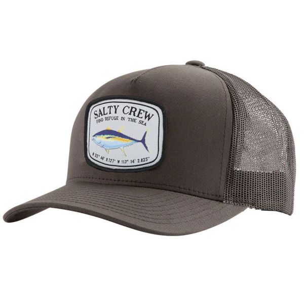 Salty Crew Pacific Retro Trucker Hat - Charcoal