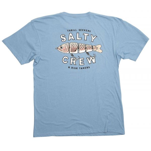 Salty Crew Paddle Tail Short Sleeve T-Shirt - Light Blue - 2XL