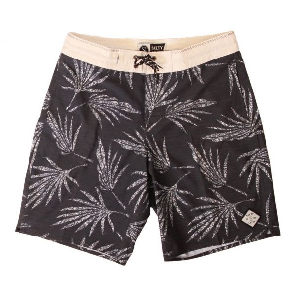 Salty Crew Palm Deck Short - Black 28