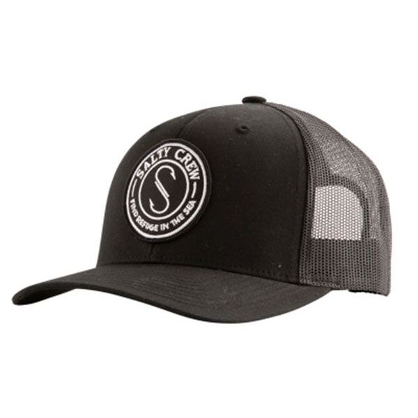 Salty Crew Palomar Retro Trucker Hat - Black