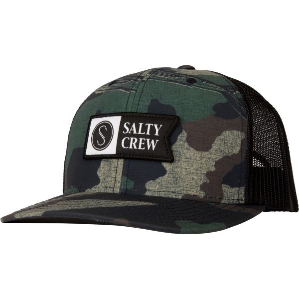 Salty Crew Pinnacle 2 Retro Trucker Hat - Camo