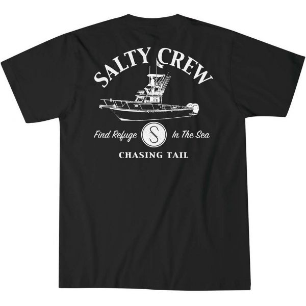 Salty Crew Pinnacle Boat T-Shirt - Black Large