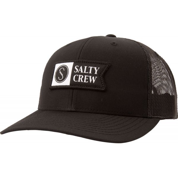 Salty Crew Pinnacle Retro Trucker Hat - Black/White