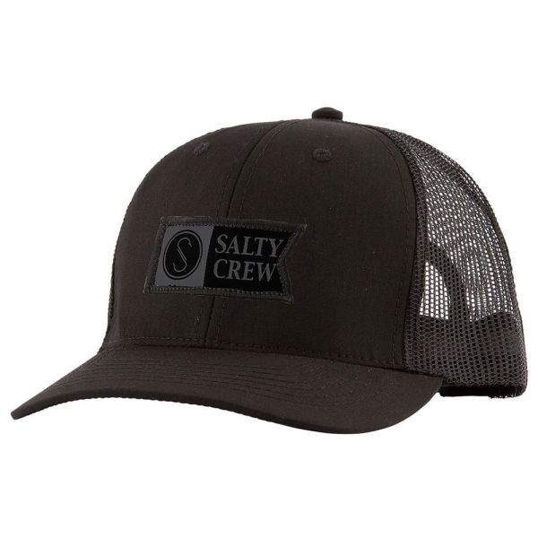 Salty Crew Pinnacle Retro Trucker Hat - Black