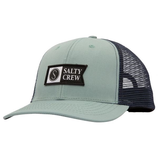 Salty Crew Pinnacle Retro Trucker Hat - Mist/Navy