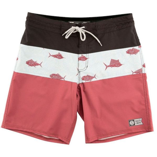 Salty Crew Popper Utility Boardshort - Brick - 32