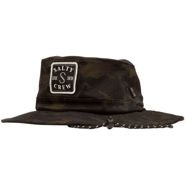 Salty Crew S-Hook Boonie Hat - Multicam Black