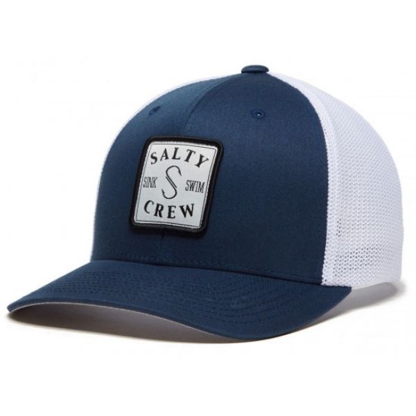 Salty Crew S-Hook Retro Trucker Hat - Navy/White