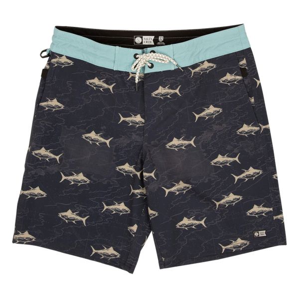 Salty Crew Seamark Utility Boardshort - Black