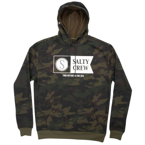 Salty Crew Skiff Tech Fleece - Camo - 2X-Large