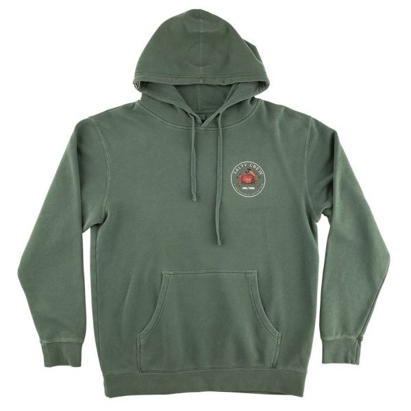 Salty Crew Softshell Overdyed Fleece - Alpine Green - 2XL