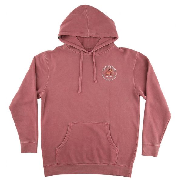 Salty Crew Softshell Overdyed Fleece - Wine - L