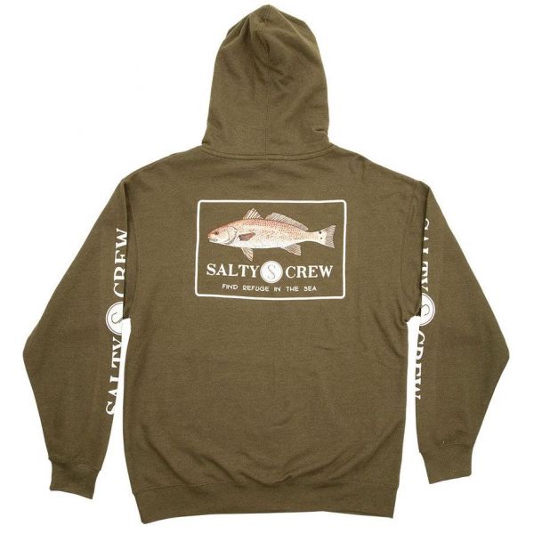 Salty Crew Spot Tail Fleece - Army Heather - 2XL