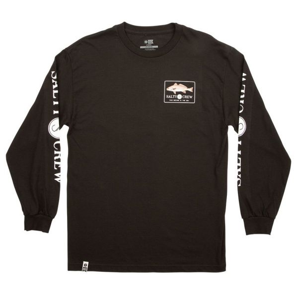 Salty Crew Spot Tail Long Sleeve T-Shirt - Black - 2XL