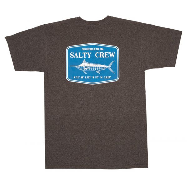 Salty Crew Stealth Short Sleeve T-Shirt - Charcoal Heather - 2XL