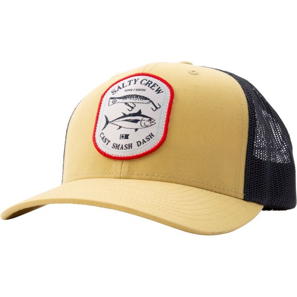 Salty Crew Surface Retro Trucker Hat - Gold/Navy