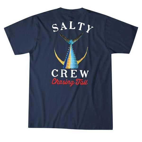 Salty Crew Tailed Short Sleeve T-Shirt - Navy - 3XL