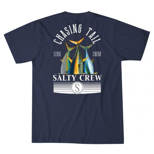 Salty Crew Tails Up T-Shirt - Navy 3X-Large