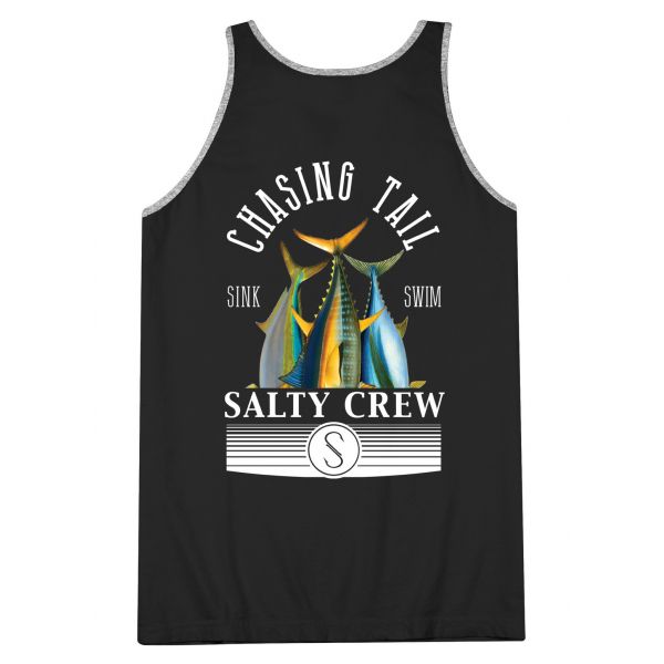 Salty Crew Tails Up Tank Top - Black Heather 3X-Large