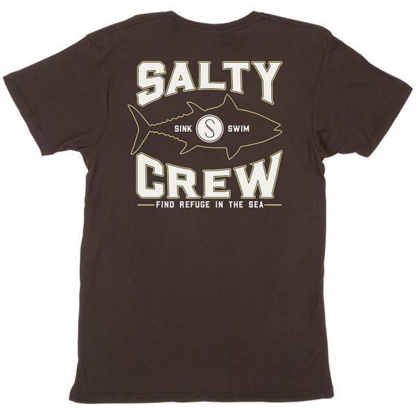 Salty Crew Tight Lines Pocket T-Shirt - Black - Large