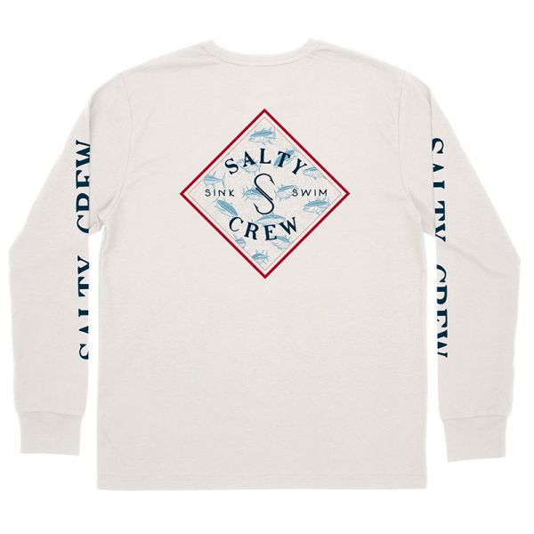 Salty Crew Tippet Atlas Long Sleeve Tee - Vintage White - 2X-Large