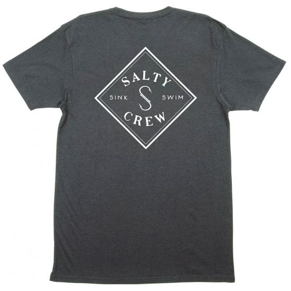 Salty Crew Tippet Short Sleeve T-Shirt - Charcoal Heather - 2XL