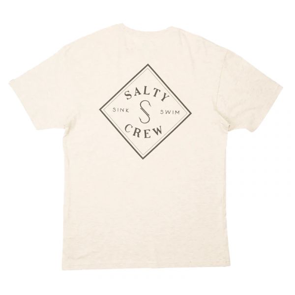 Salty Crew Tippet Short Sleeve T-Shirt - Oatmeal - Medium