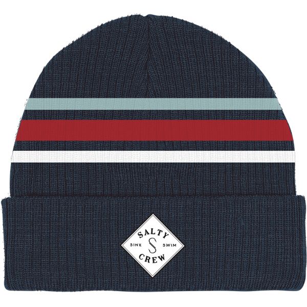 Salty Crew Tippet Stripe Beanie - Navy