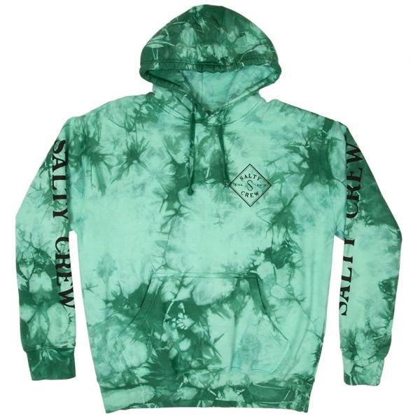 Salty Crew Tippet Tie Dye Fleece - Sea Foam - 2X-Large