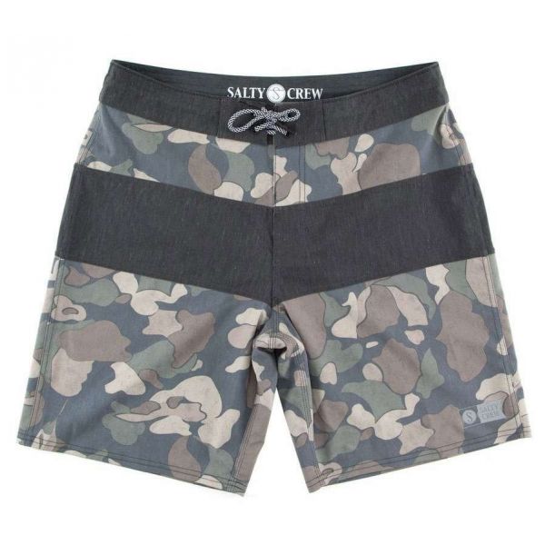 Salty Crew Too Classic Camo Utility Short - Earth