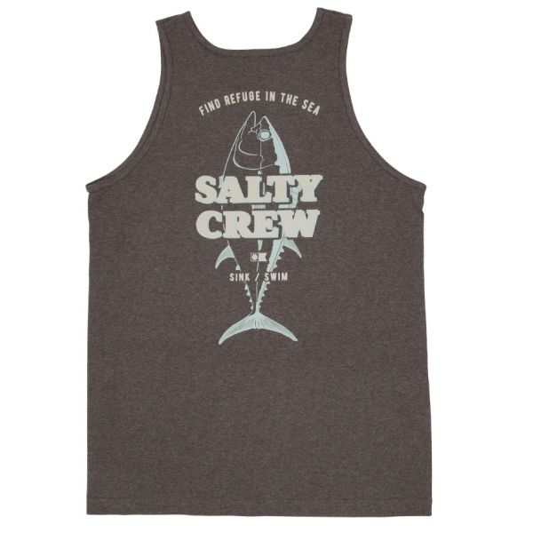 Salty Crew Up N Down Tank - Charcoal Heather - 2XL