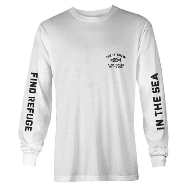 Salty Crew Vandal Long Sleeve T-Shirt - White - 2XL