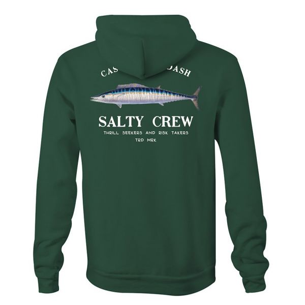 Salty Crew Wahoo Mount Fleece Hoodie - Alpine Green - 2XL