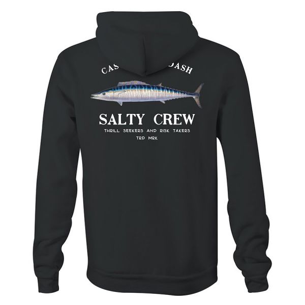 Salty Crew Wahoo Mount Fleece Hoodie - Black - 2XL