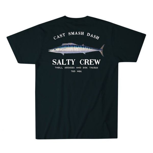 Salty Crew Wahoo Mount Short Sleeve T-Shirt - Black - 2XL